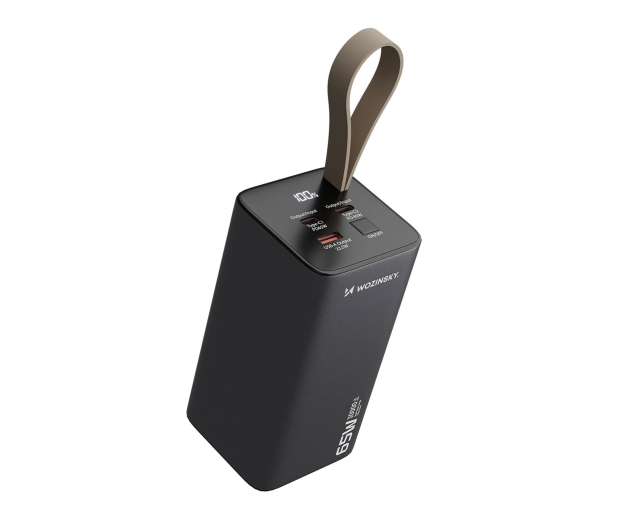 Wozinsky Powerbank K65+ 65W 30000mAh 2x USB-C, 1x USB-A 65W szary - 1487894 - zdjęcie 2